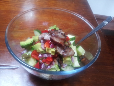 My Paleo Alkaline salad - Got most of the recipe from Organichabit